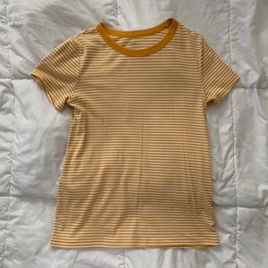 Old Navy Yellow Striped T-Shirt